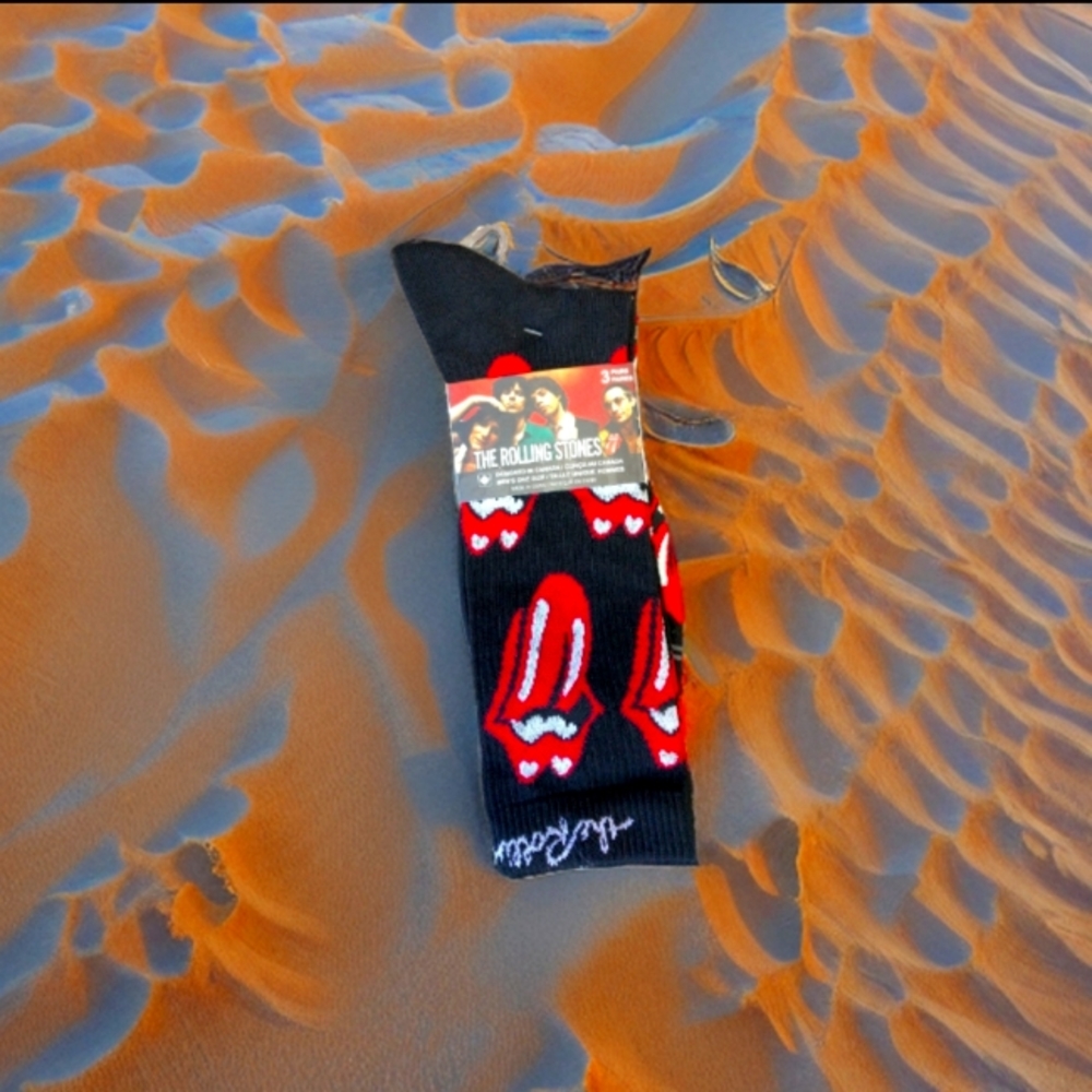 Rock N roll Rolling Stones Socks
